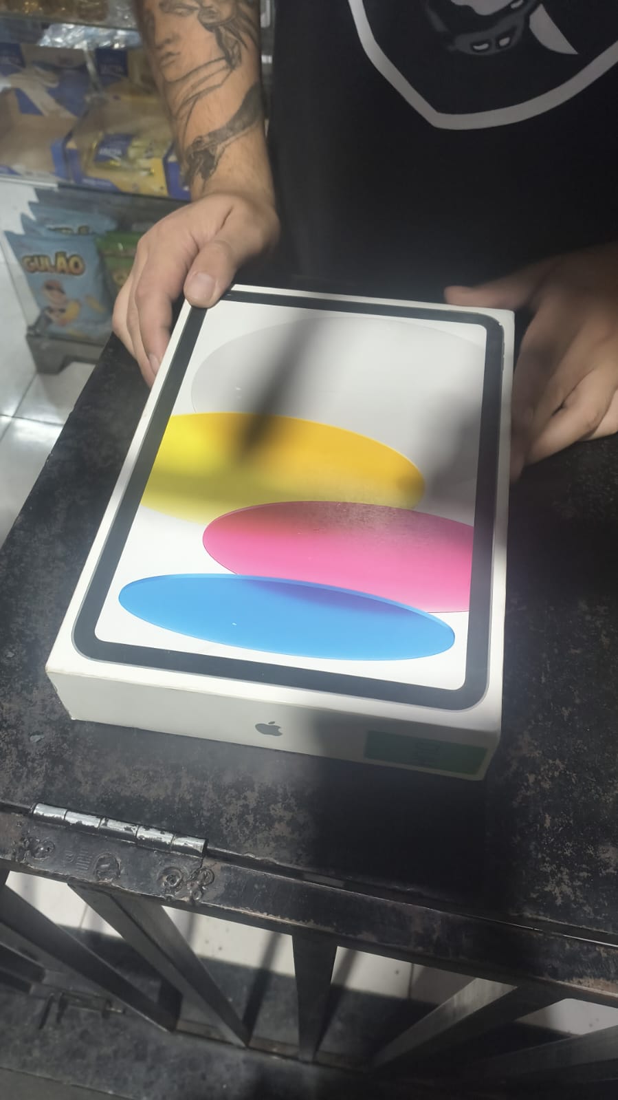 Entrega de iPad - item de grande valor